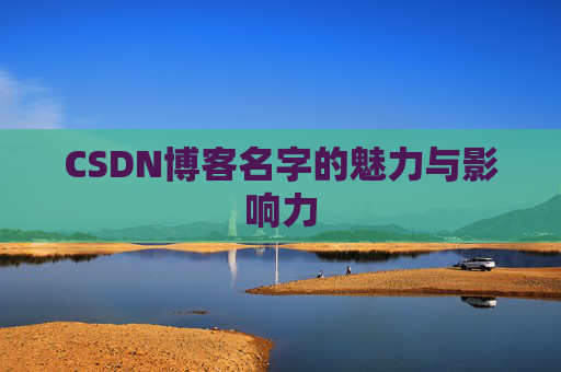 CSDN博客名字的魅力与影响力
